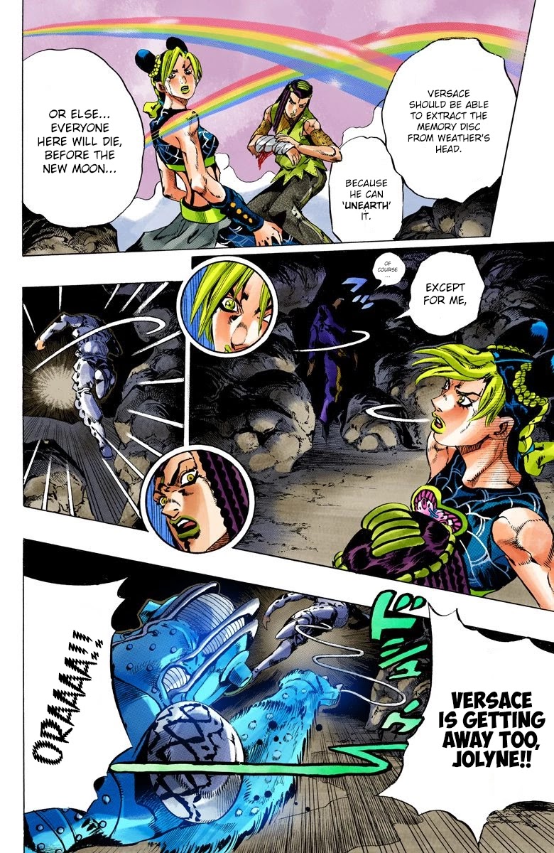 JoJo's Bizarre Adventure Part 6 - Stone Ocean (Official Colored) Chapter 125 page 13 - Chapter 125: Heavy Weather Part 1