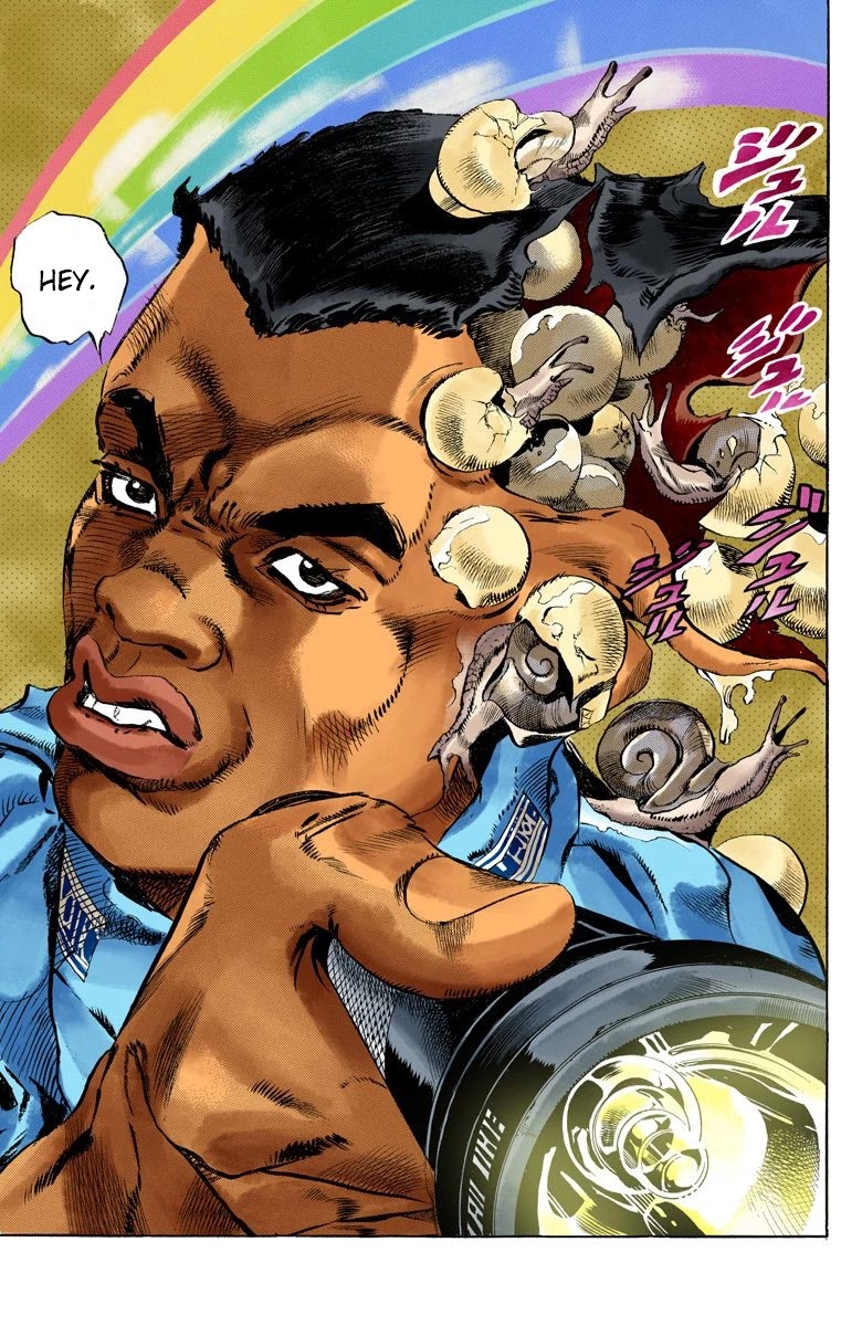 JoJo's Bizarre Adventure Part 6 - Stone Ocean (Official Colored) Chapter 125 page 16 - Chapter 125: Heavy Weather Part 1
