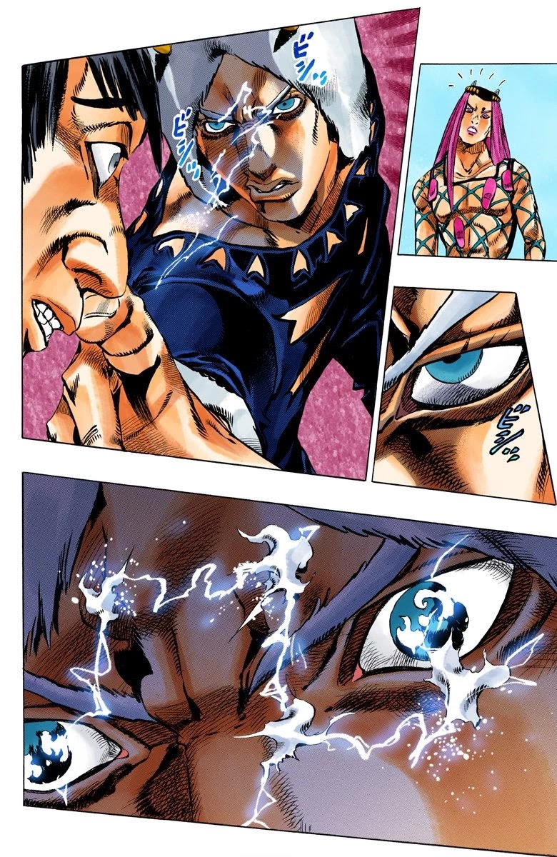 JoJo's Bizarre Adventure Part 6 - Stone Ocean (Official Colored) Chapter 125 page 3 - Chapter 125: Heavy Weather Part 1