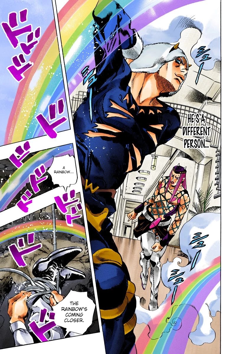 JoJo's Bizarre Adventure Part 6 - Stone Ocean (Official Colored) Chapter 125 page 7 - Chapter 125: Heavy Weather Part 1