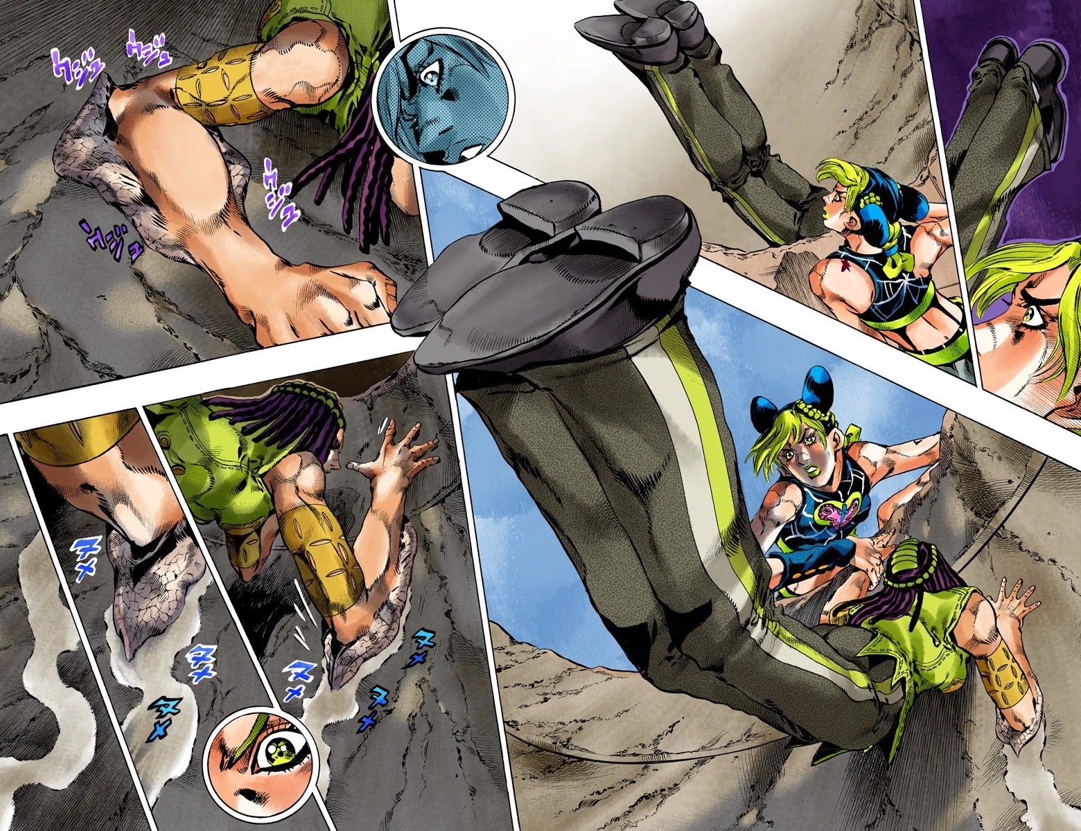 JoJo's Bizarre Adventure Part 6 - Stone Ocean (Official Colored) Chapter 126 page 11 - Chapter 126: Heavy Weather Part 2