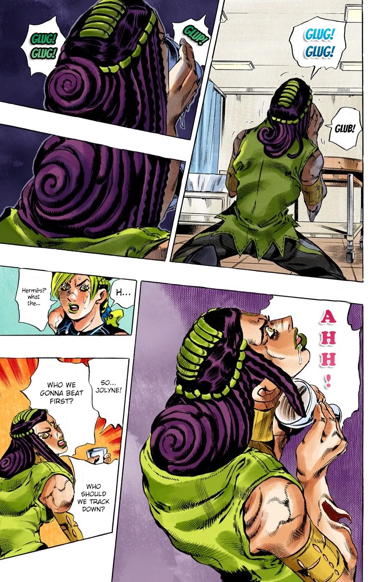 JoJo's Bizarre Adventure Part 6 - Stone Ocean (Official Colored) Chapter 126 page 13 - Chapter 126: Heavy Weather Part 2