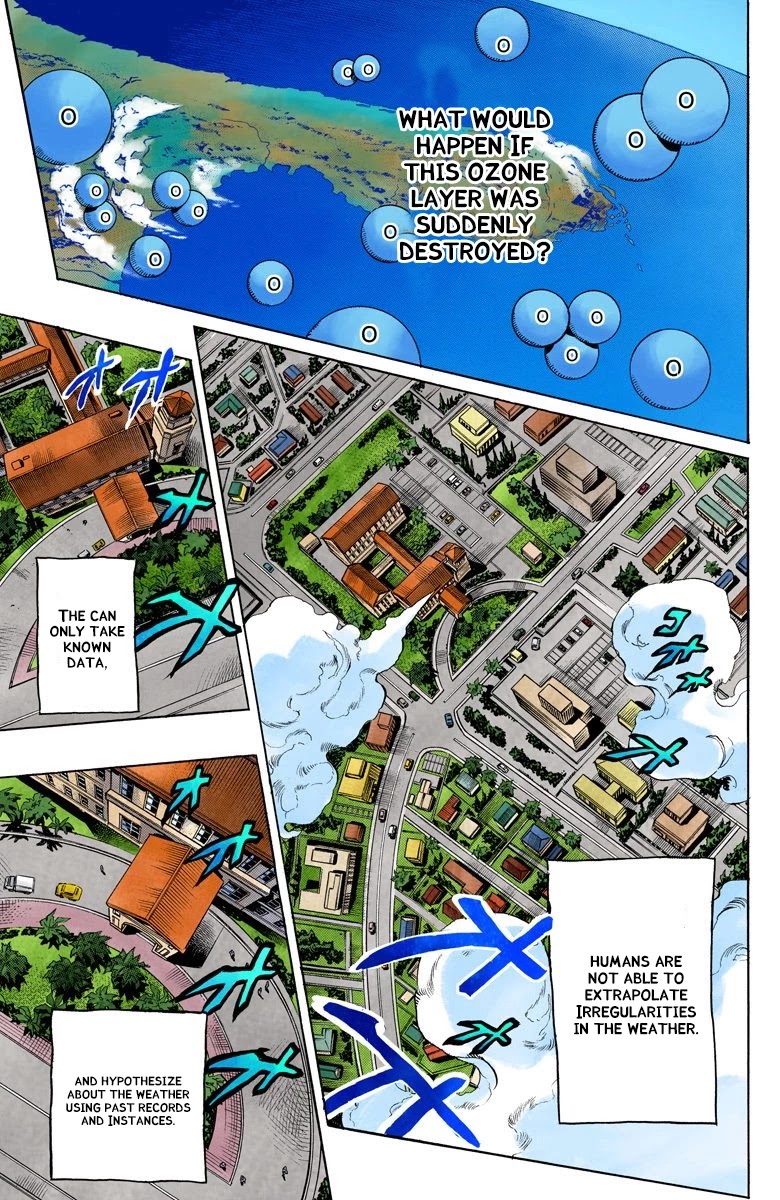 JoJo's Bizarre Adventure Part 6 - Stone Ocean (Official Colored) Chapter 126 page 3 - Chapter 126: Heavy Weather Part 2