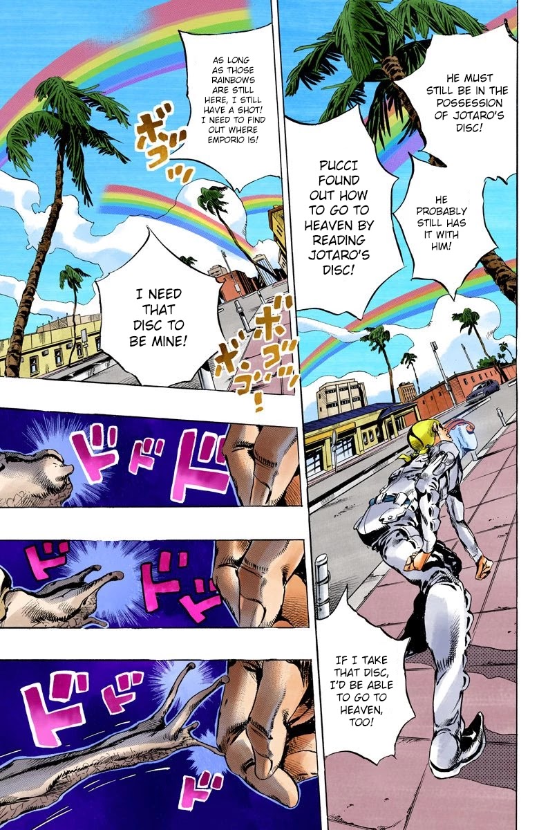 JoJo's Bizarre Adventure Part 6 - Stone Ocean (Official Colored) Chapter 126 page 6 - Chapter 126: Heavy Weather Part 2