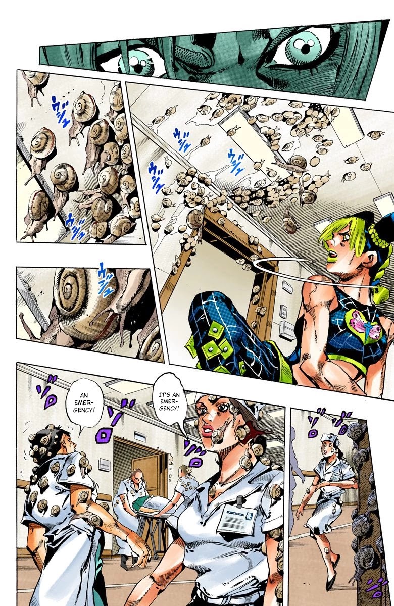 JoJo's Bizarre Adventure Part 6 - Stone Ocean (Official Colored) Chapter 126 page 9 - Chapter 126: Heavy Weather Part 2