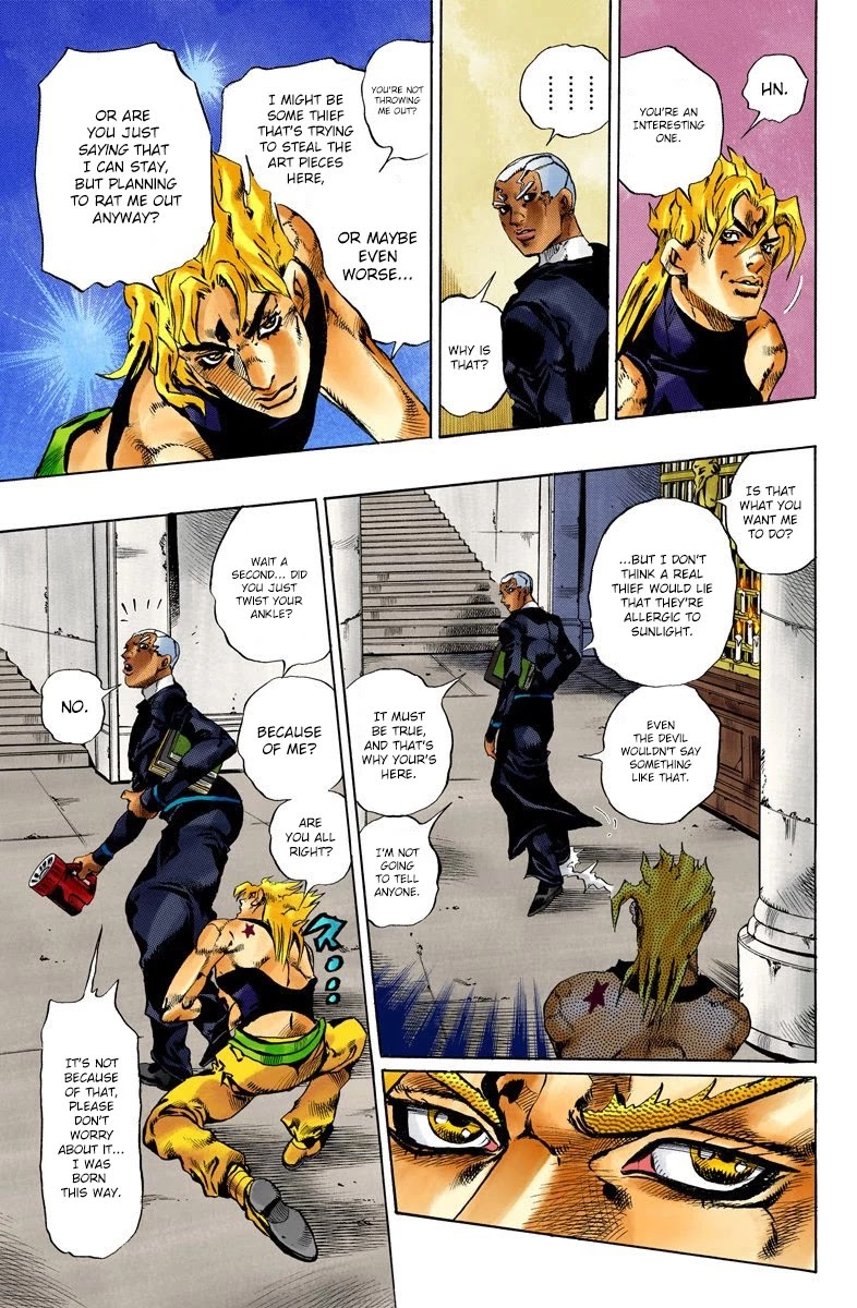 JoJo's Bizarre Adventure Part 6 - Stone Ocean (Official Colored) Chapter 127 page 10 - Chapter 127: Heavy Weather Part 3