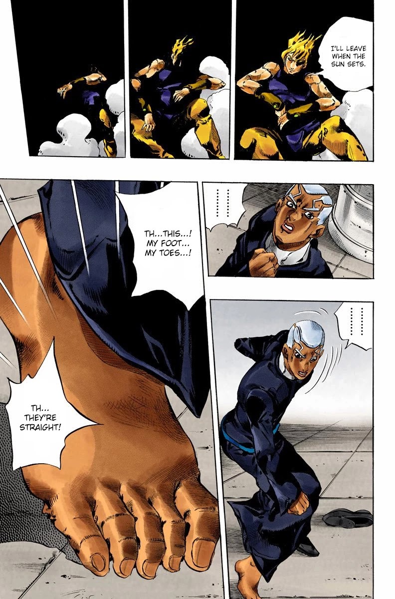 JoJo's Bizarre Adventure Part 6 - Stone Ocean (Official Colored) Chapter 127 page 14 - Chapter 127: Heavy Weather Part 3