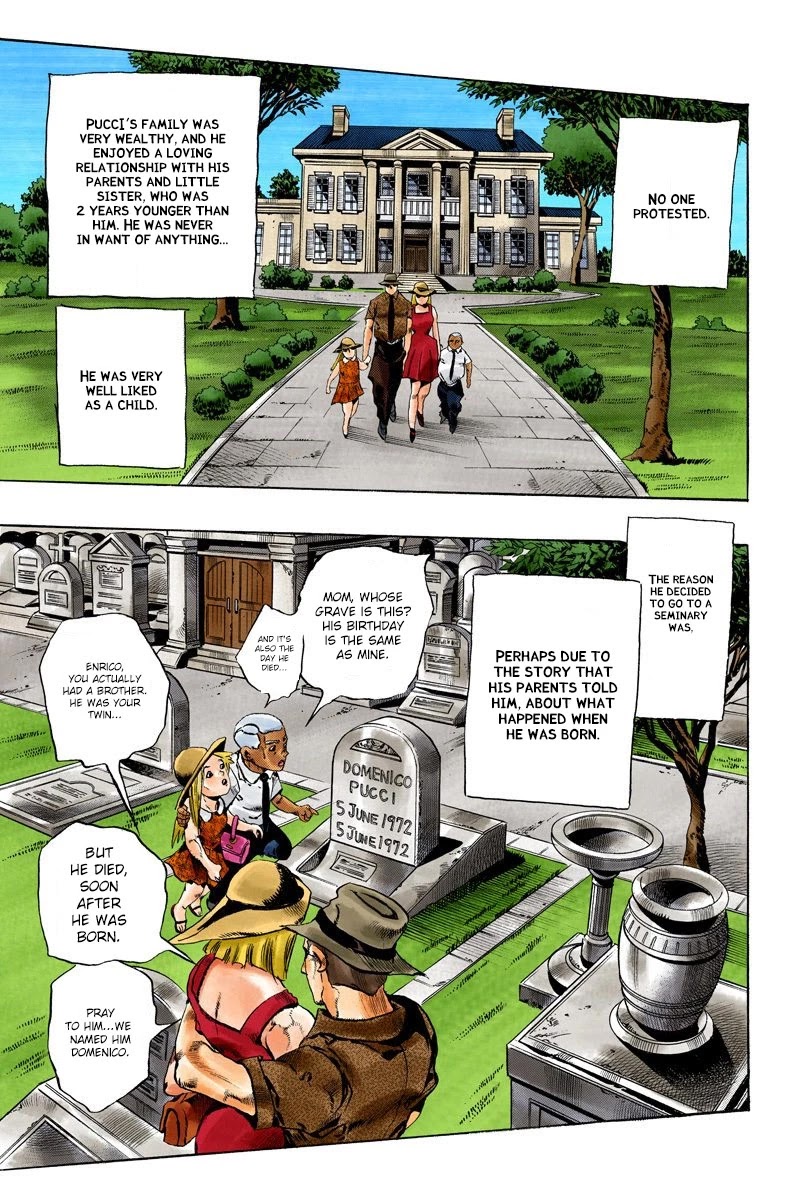 JoJo's Bizarre Adventure Part 6 - Stone Ocean (Official Colored) Chapter 127 page 16 - Chapter 127: Heavy Weather Part 3