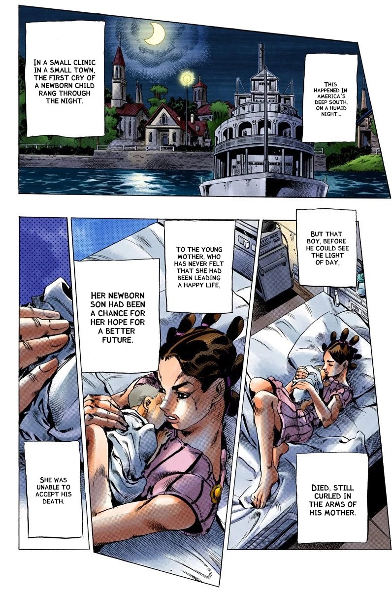 JoJo's Bizarre Adventure Part 6 - Stone Ocean (Official Colored) Chapter 127 page 3 - Chapter 127: Heavy Weather Part 3