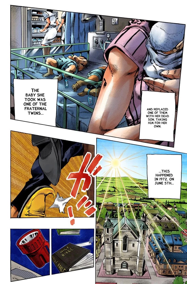 JoJo's Bizarre Adventure Part 6 - Stone Ocean (Official Colored) Chapter 127 page 5 - Chapter 127: Heavy Weather Part 3