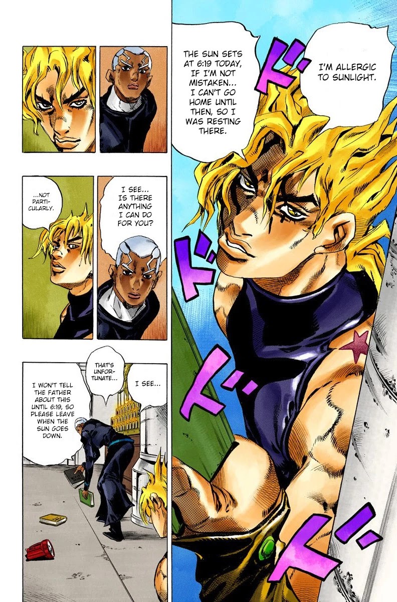 JoJo's Bizarre Adventure Part 6 - Stone Ocean (Official Colored) Chapter 127 page 9 - Chapter 127: Heavy Weather Part 3