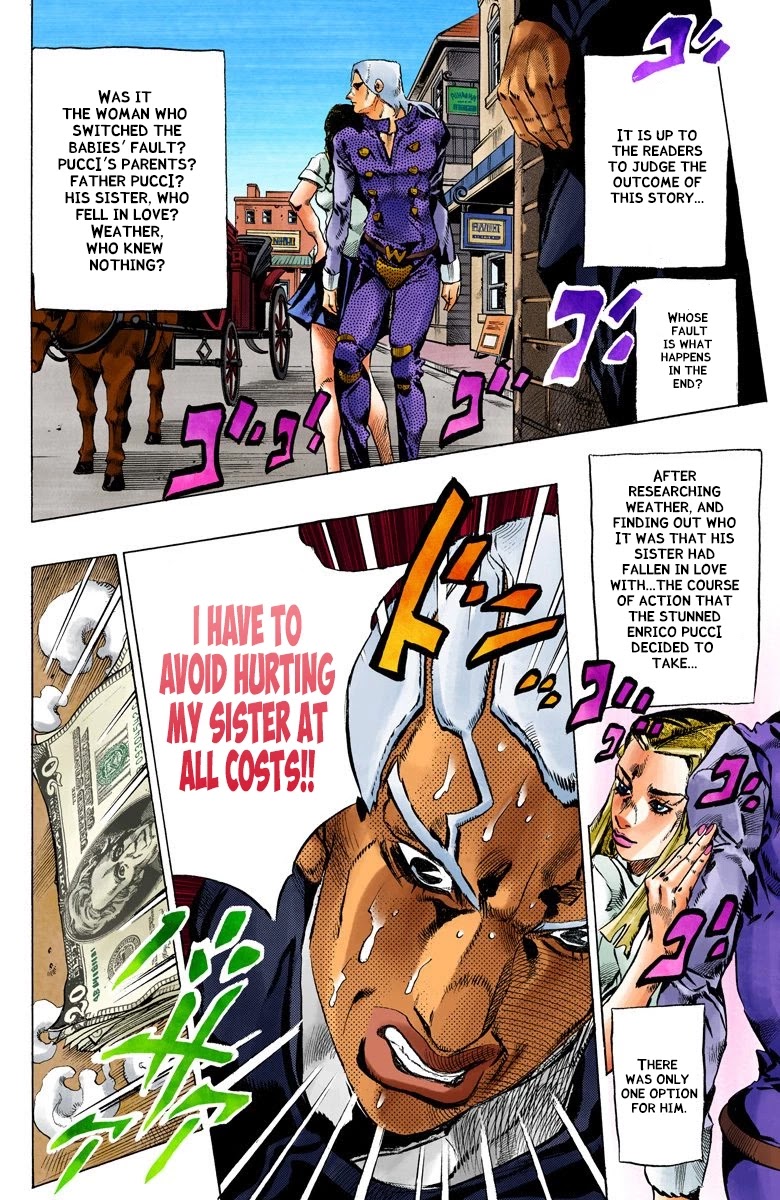 JoJo's Bizarre Adventure Part 6 - Stone Ocean (Official Colored) Chapter 128 page 10 - Chapter 128: Heavy Weather Part 4