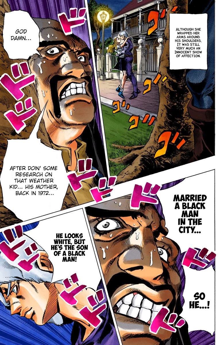 JoJo's Bizarre Adventure Part 6 - Stone Ocean (Official Colored) Chapter 128 page 13 - Chapter 128: Heavy Weather Part 4