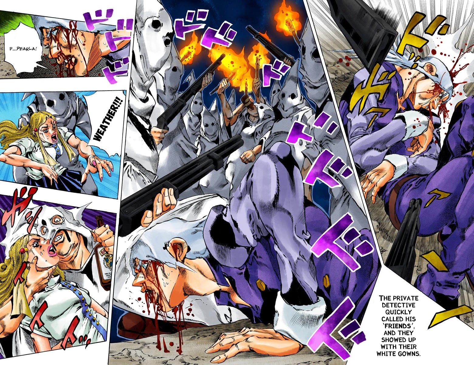 JoJo's Bizarre Adventure Part 6 - Stone Ocean (Official Colored) Chapter 128 page 14 - Chapter 128: Heavy Weather Part 4