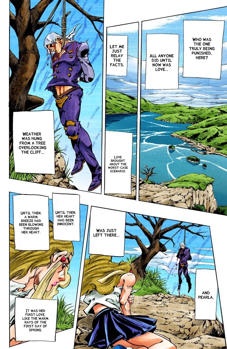 JoJo's Bizarre Adventure Part 6 - Stone Ocean (Official Colored) Chapter 128 page 17 - Chapter 128: Heavy Weather Part 4