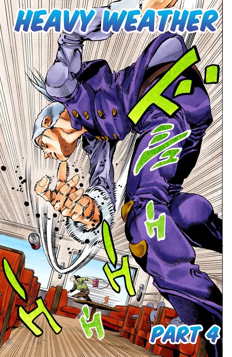 JoJo's Bizarre Adventure Part 6 - Stone Ocean (Official Colored) Chapter 128 page 3 - Chapter 128: Heavy Weather Part 4
