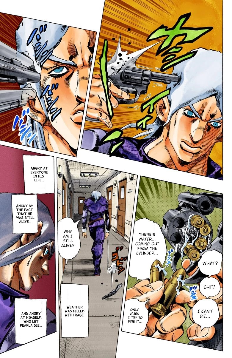 JoJo's Bizarre Adventure Part 6 - Stone Ocean (Official Colored) Chapter 129 page 13 - Chapter 129: Heavy Weather Part 5