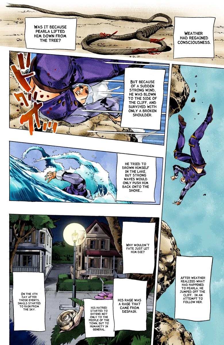 JoJo's Bizarre Adventure Part 6 - Stone Ocean (Official Colored) Chapter 129 page 14 - Chapter 129: Heavy Weather Part 5