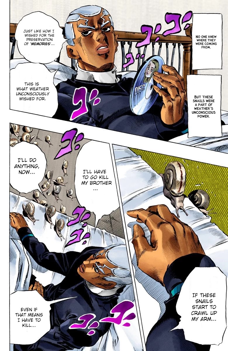 JoJo's Bizarre Adventure Part 6 - Stone Ocean (Official Colored) Chapter 129 page 16 - Chapter 129: Heavy Weather Part 5