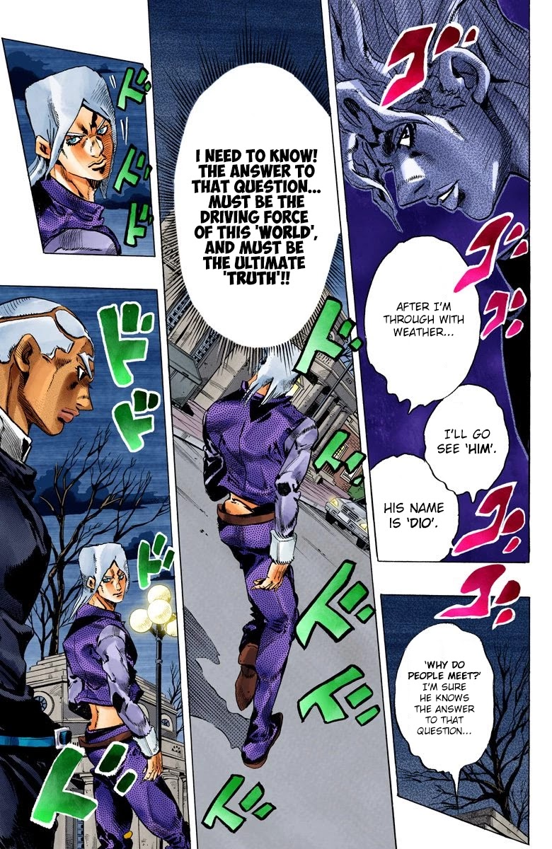 JoJo's Bizarre Adventure Part 6 - Stone Ocean (Official Colored) Chapter 129 page 17 - Chapter 129: Heavy Weather Part 5