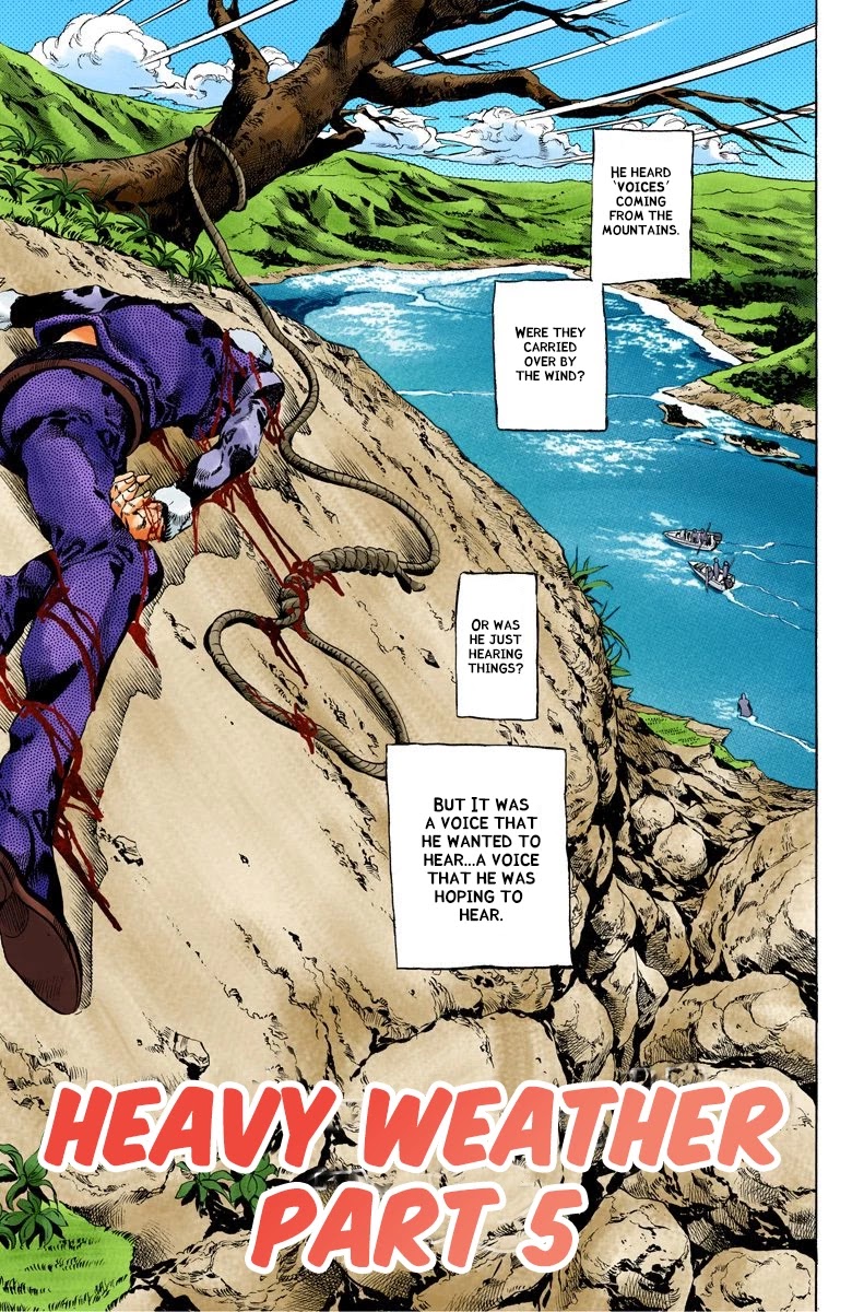 JoJo's Bizarre Adventure Part 6 - Stone Ocean (Official Colored) Chapter 129 page 2 - Chapter 129: Heavy Weather Part 5