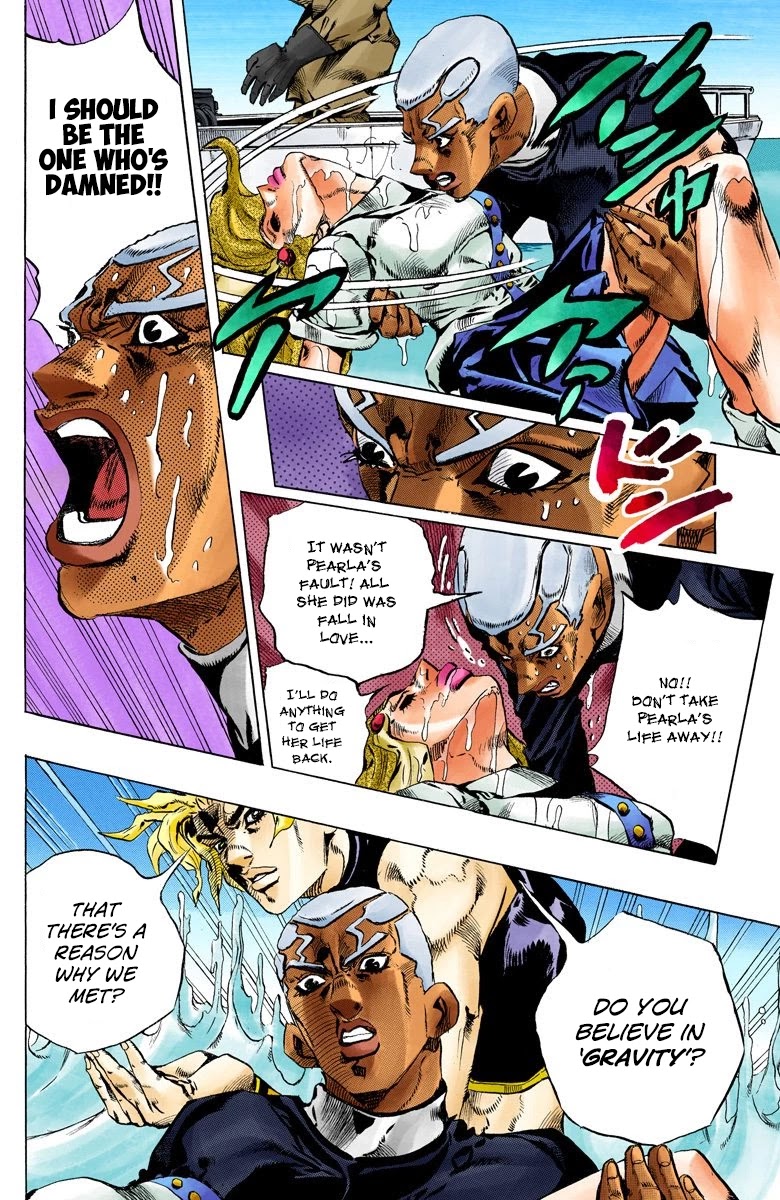 JoJo's Bizarre Adventure Part 6 - Stone Ocean (Official Colored) Chapter 129 page 5 - Chapter 129: Heavy Weather Part 5