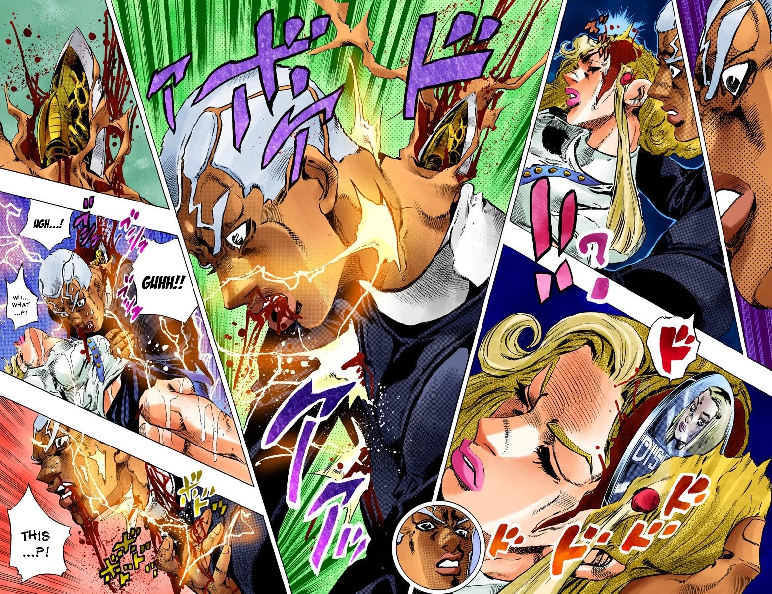 JoJo's Bizarre Adventure Part 6 - Stone Ocean (Official Colored) Chapter 129 page 7 - Chapter 129: Heavy Weather Part 5