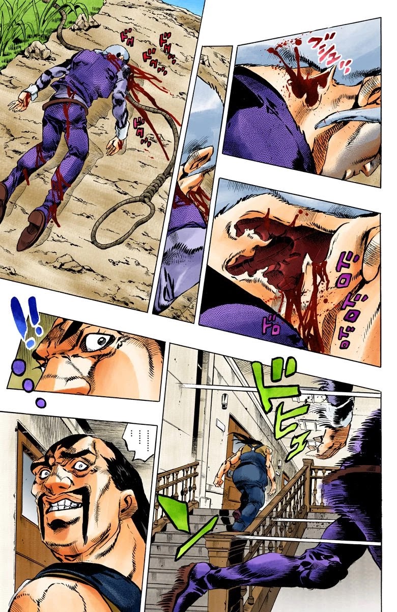 JoJo's Bizarre Adventure Part 6 - Stone Ocean (Official Colored) Chapter 129 page 9 - Chapter 129: Heavy Weather Part 5