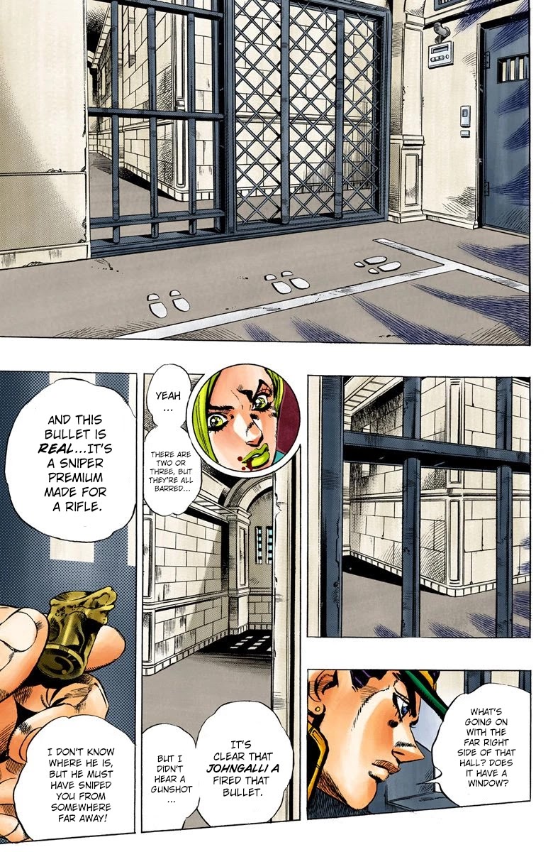 JoJo's Bizarre Adventure Part 6 - Stone Ocean (Official Colored) Chapter 13 page 3 - Chapter 13: The Visitor Part 3