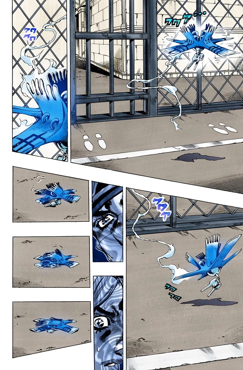 JoJo's Bizarre Adventure Part 6 - Stone Ocean (Official Colored) Chapter 13 page 8 - Chapter 13: The Visitor Part 3