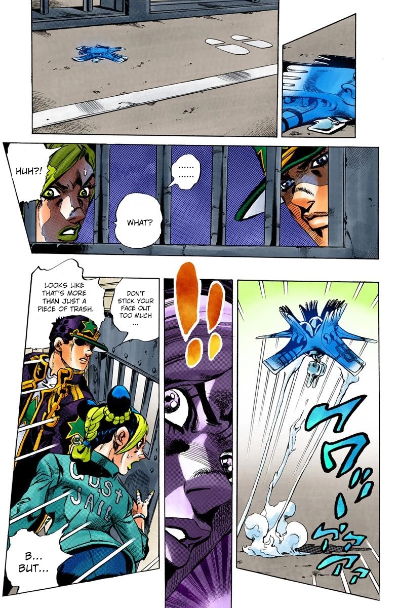 JoJo's Bizarre Adventure Part 6 - Stone Ocean (Official Colored) Chapter 13 page 9 - Chapter 13: The Visitor Part 3