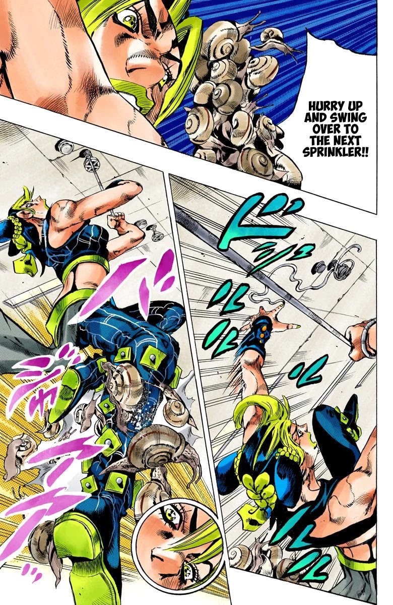 JoJo's Bizarre Adventure Part 6 - Stone Ocean (Official Colored) Chapter 130 page 10 - Chapter 130: Heavy Weather Part 6