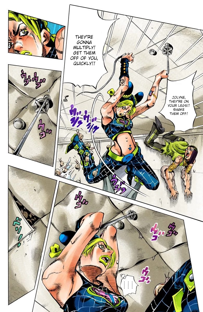 JoJo's Bizarre Adventure Part 6 - Stone Ocean (Official Colored) Chapter 130 page 11 - Chapter 130: Heavy Weather Part 6