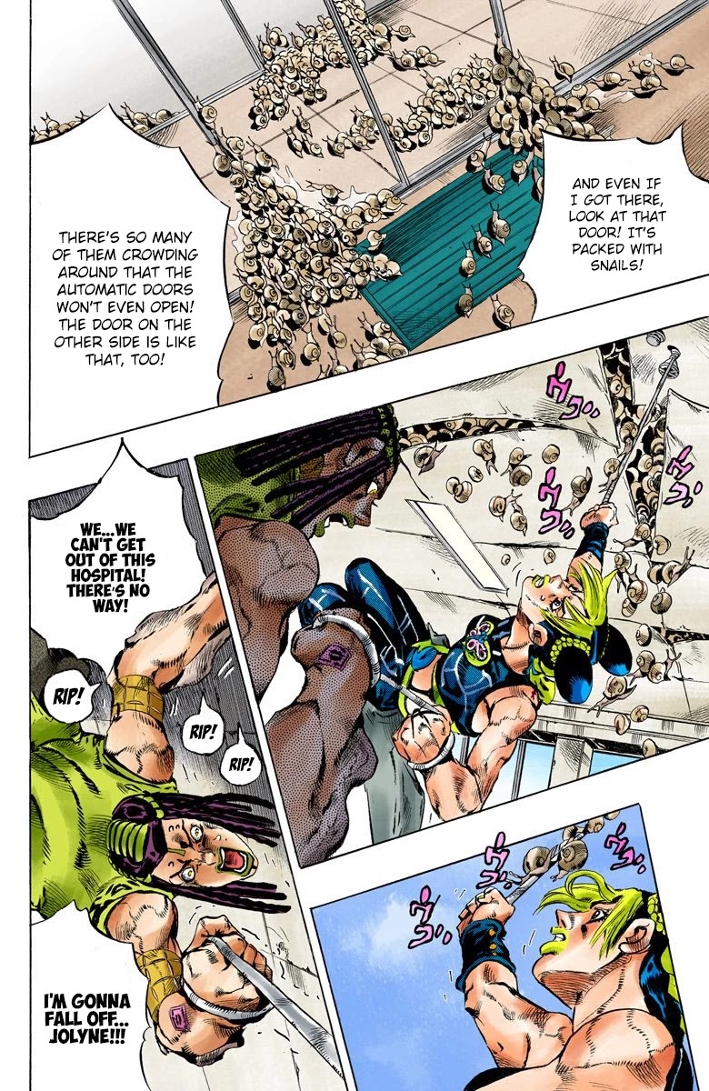 JoJo's Bizarre Adventure Part 6 - Stone Ocean (Official Colored) Chapter 130 page 15 - Chapter 130: Heavy Weather Part 6