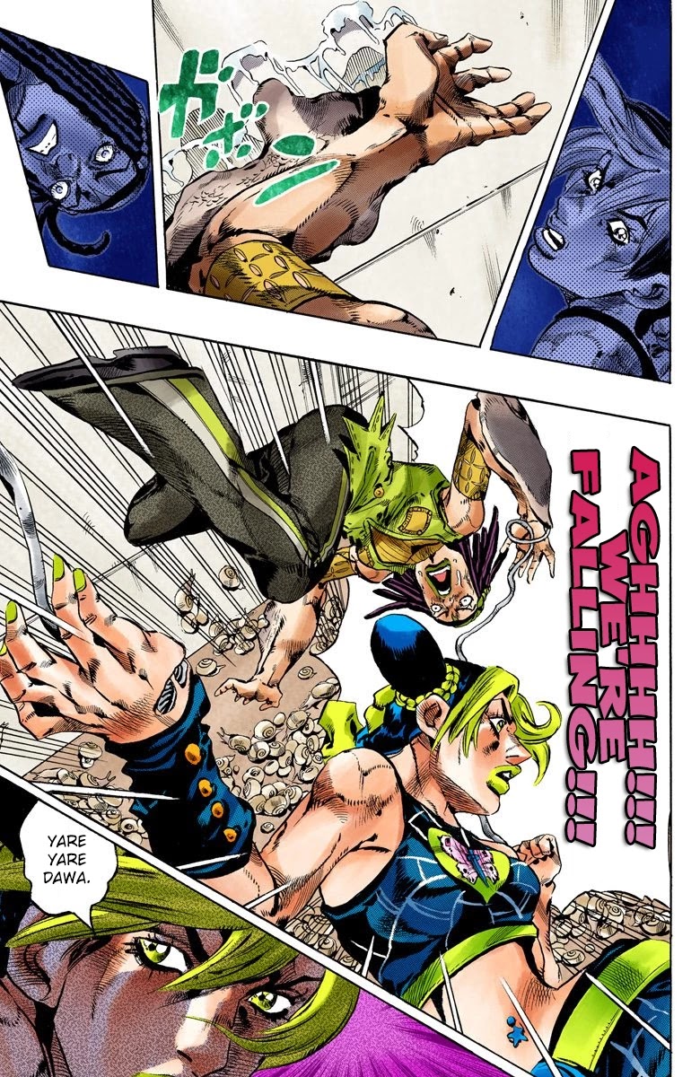 JoJo's Bizarre Adventure Part 6 - Stone Ocean (Official Colored) Chapter 130 page 16 - Chapter 130: Heavy Weather Part 6