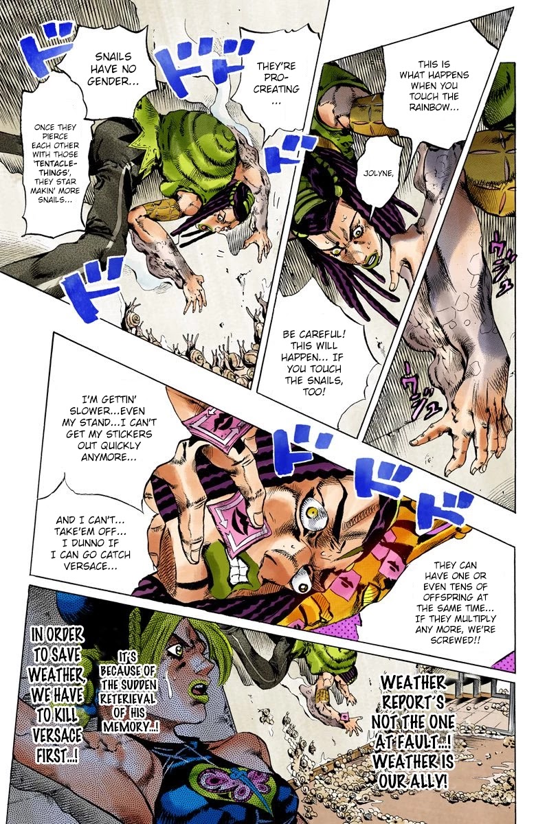 JoJo's Bizarre Adventure Part 6 - Stone Ocean (Official Colored) Chapter 130 page 4 - Chapter 130: Heavy Weather Part 6