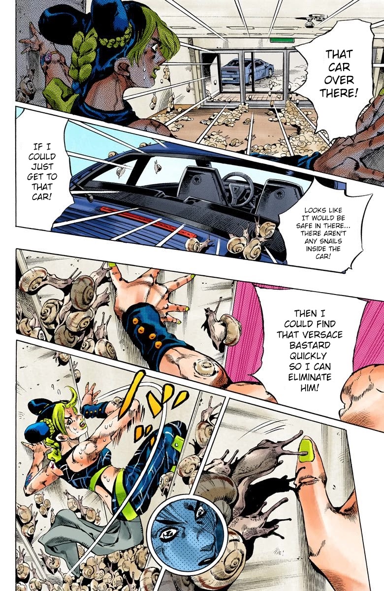 JoJo's Bizarre Adventure Part 6 - Stone Ocean (Official Colored) Chapter 130 page 5 - Chapter 130: Heavy Weather Part 6