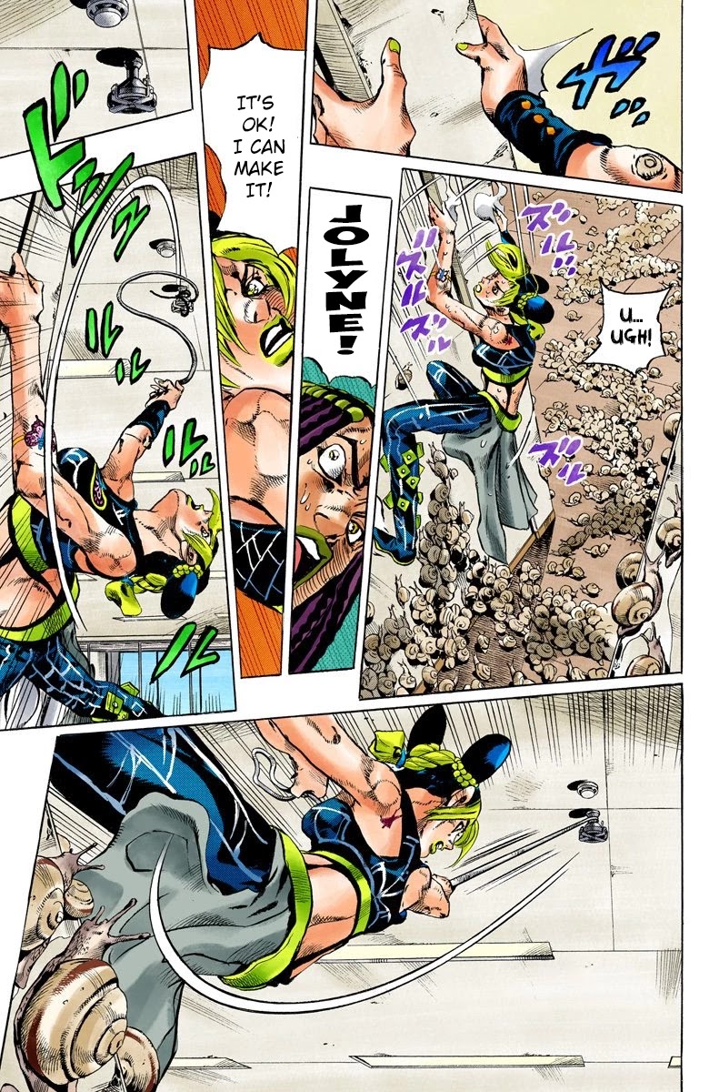 JoJo's Bizarre Adventure Part 6 - Stone Ocean (Official Colored) Chapter 130 page 6 - Chapter 130: Heavy Weather Part 6