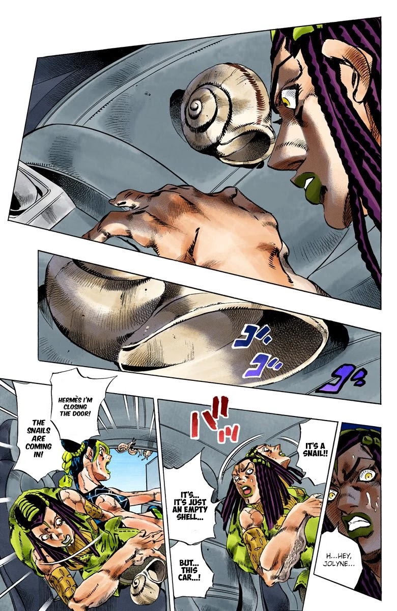 JoJo's Bizarre Adventure Part 6 - Stone Ocean (Official Colored) Chapter 131 page 11 - Chapter 131: Heavy Weather Part 7
