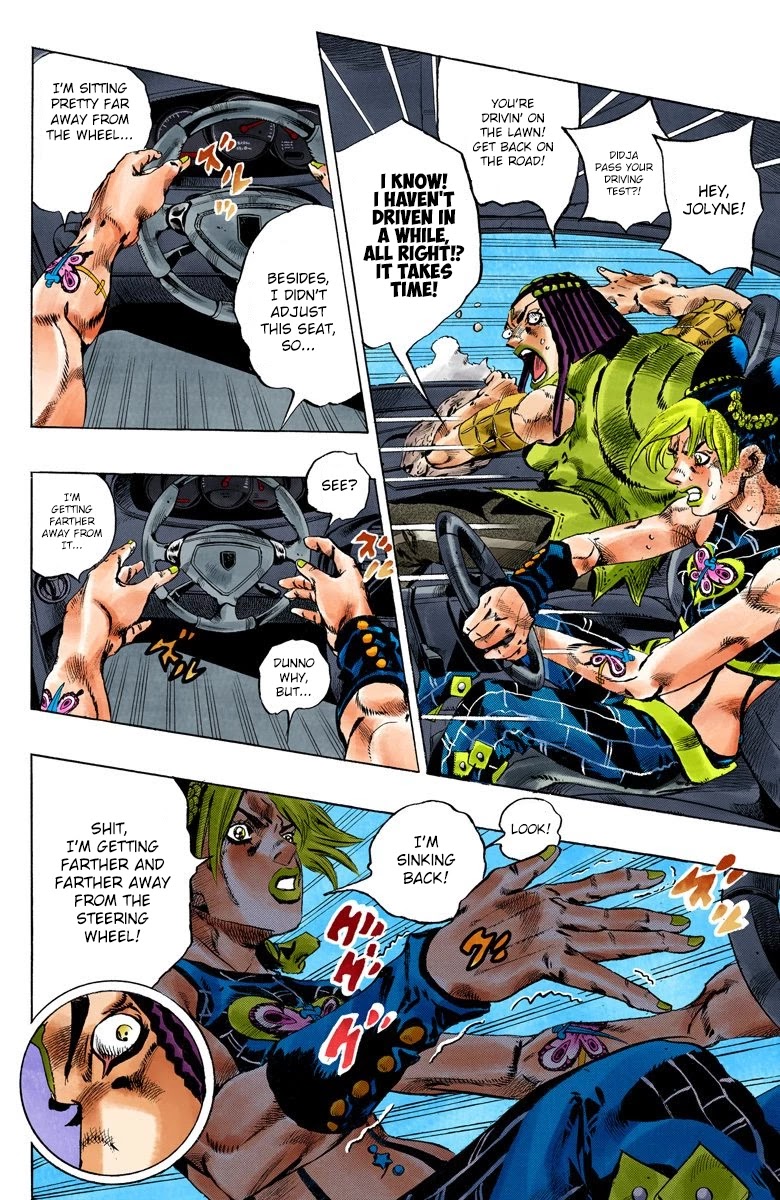 JoJo's Bizarre Adventure Part 6 - Stone Ocean (Official Colored) Chapter 131 page 14 - Chapter 131: Heavy Weather Part 7