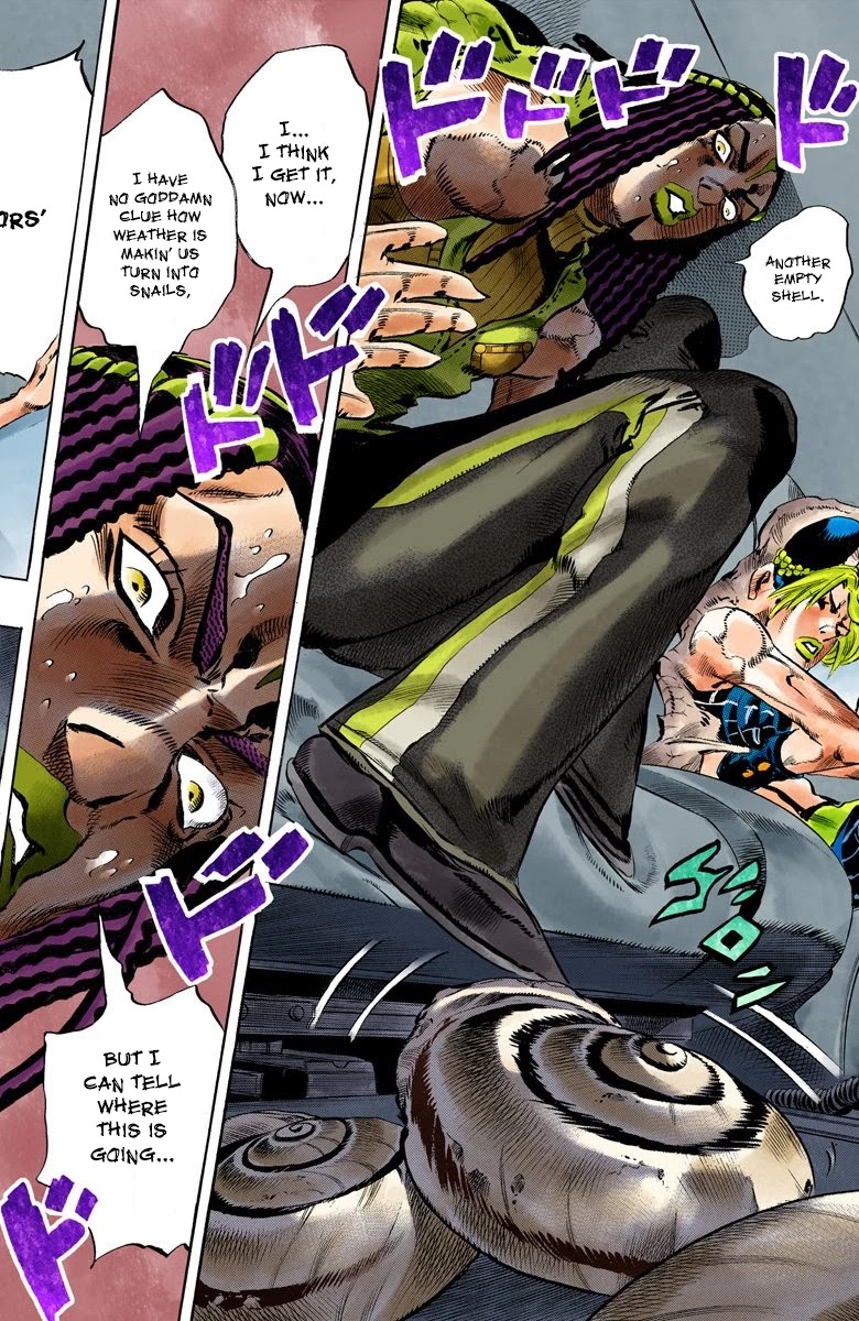 JoJo's Bizarre Adventure Part 6 - Stone Ocean (Official Colored) Chapter 131 page 18 - Chapter 131: Heavy Weather Part 7