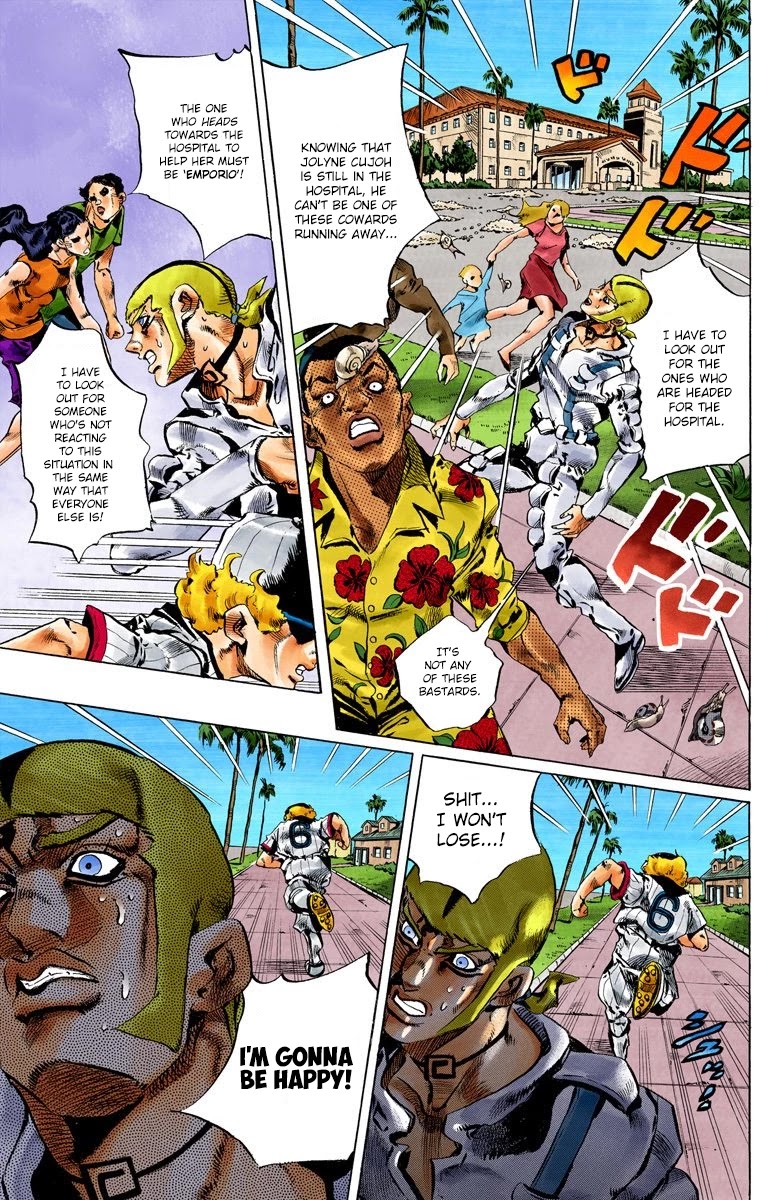 JoJo's Bizarre Adventure Part 6 - Stone Ocean (Official Colored) Chapter 131 page 3 - Chapter 131: Heavy Weather Part 7