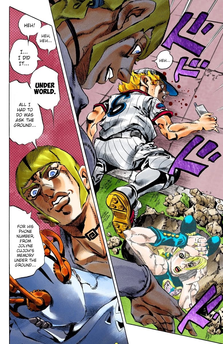 JoJo's Bizarre Adventure Part 6 - Stone Ocean (Official Colored) Chapter 131 page 8 - Chapter 131: Heavy Weather Part 7