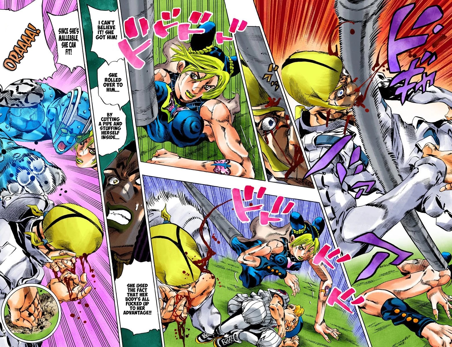 JoJo's Bizarre Adventure Part 6 - Stone Ocean (Official Colored) Chapter 132 page 11 - Chapter 132: Heavy Weather Part 8