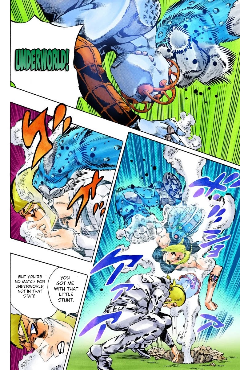 JoJo's Bizarre Adventure Part 6 - Stone Ocean (Official Colored) Chapter 132 page 12 - Chapter 132: Heavy Weather Part 8