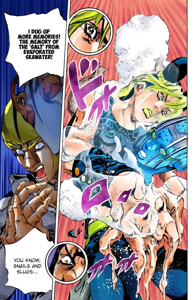 JoJo's Bizarre Adventure Part 6 - Stone Ocean (Official Colored) Chapter 132 page 13 - Chapter 132: Heavy Weather Part 8