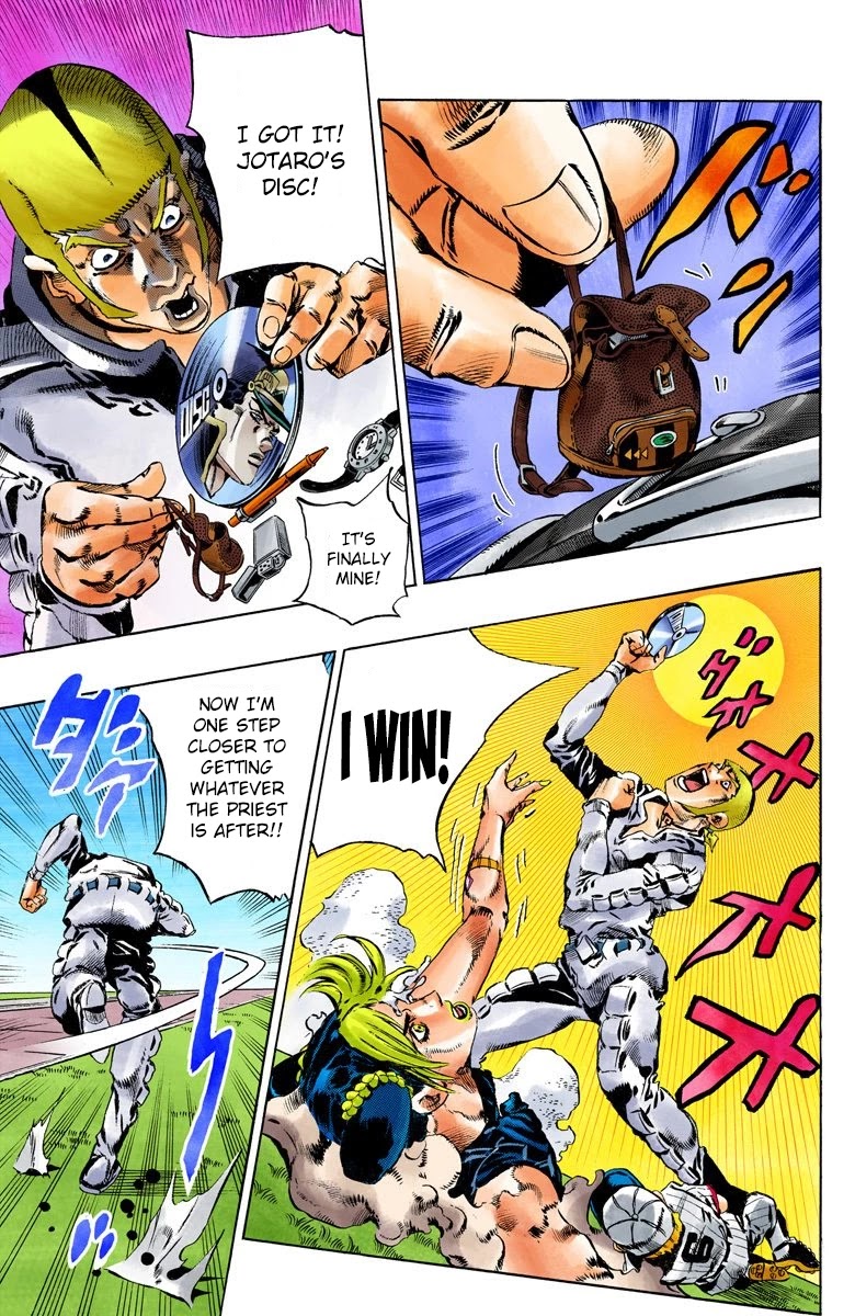 JoJo's Bizarre Adventure Part 6 - Stone Ocean (Official Colored) Chapter 132 page 15 - Chapter 132: Heavy Weather Part 8