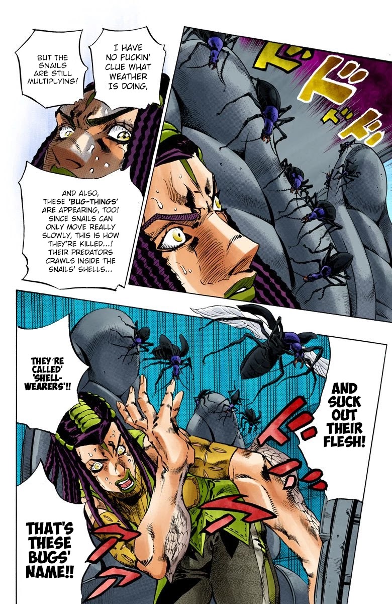 JoJo's Bizarre Adventure Part 6 - Stone Ocean (Official Colored) Chapter 132 page 3 - Chapter 132: Heavy Weather Part 8