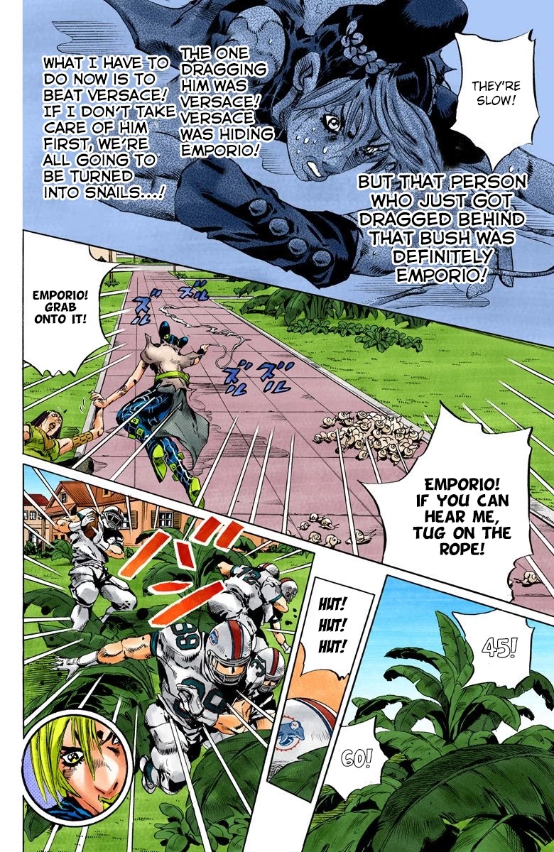 JoJo's Bizarre Adventure Part 6 - Stone Ocean (Official Colored) Chapter 132 page 5 - Chapter 132: Heavy Weather Part 8
