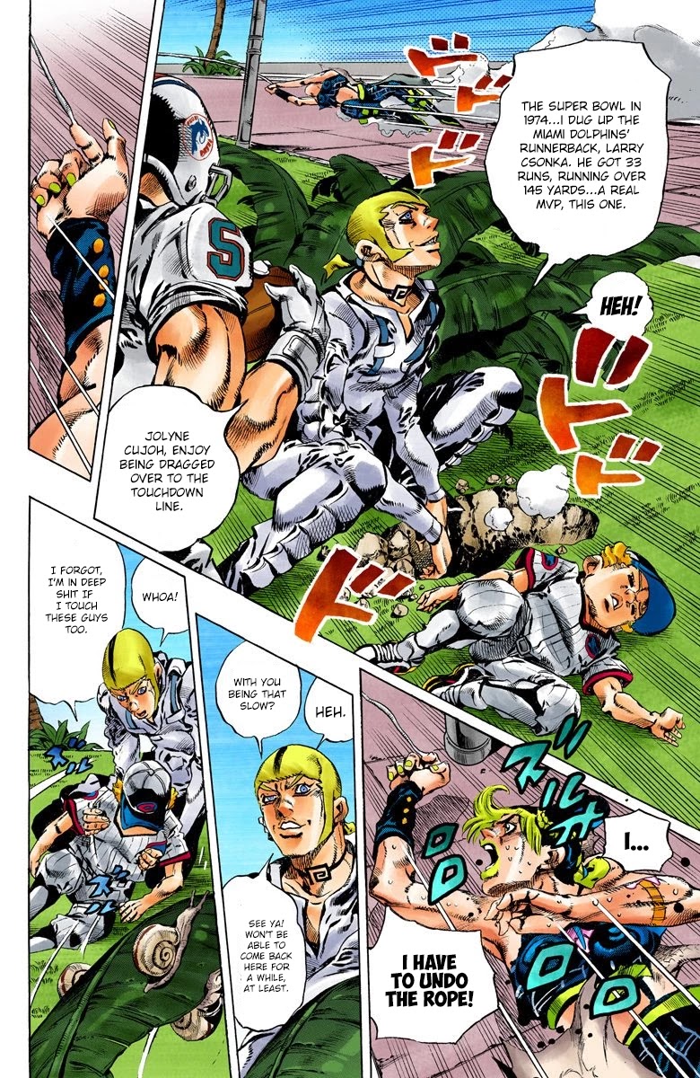 JoJo's Bizarre Adventure Part 6 - Stone Ocean (Official Colored) Chapter 132 page 7 - Chapter 132: Heavy Weather Part 8